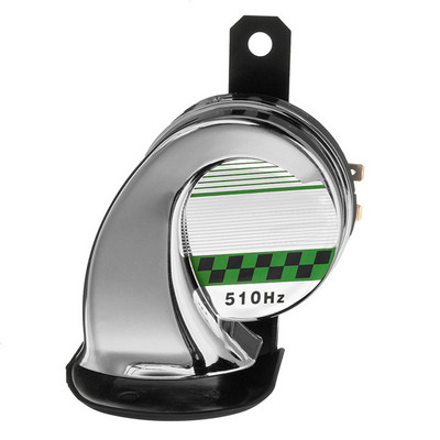 1 db 12,3x7,4 cm 12V vízálló univerzális DC 130db autós motor csiga légkürt sziréna szuper hangos teherautó motorhoz