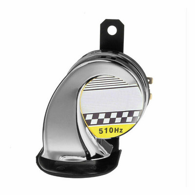 Univerzális 12V csigakürt sziréna 130DB High Tone 510HZ vízálló elektromos légkürt motorkerékpár autós robogóhoz