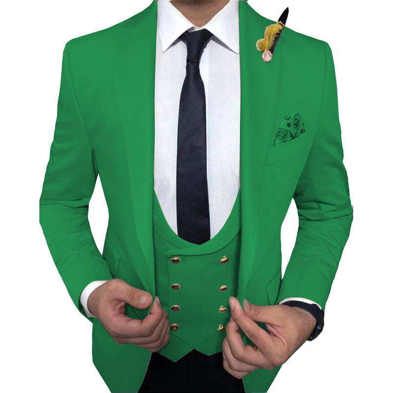 Bézs karcsú férfi öltöny, 3 részes, formális esküvői szmoking vőfélynek, duplasoros mellény, fekete nadrág, férfi divat dzseki