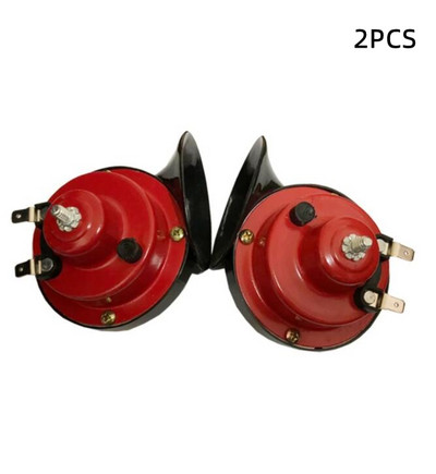 2 DB 300DB Hangos elektromos csiga légkürt autós légkürt 12V trombita szupervonat kürt teherautó autó csónak motorkerékpár jármű kürtje