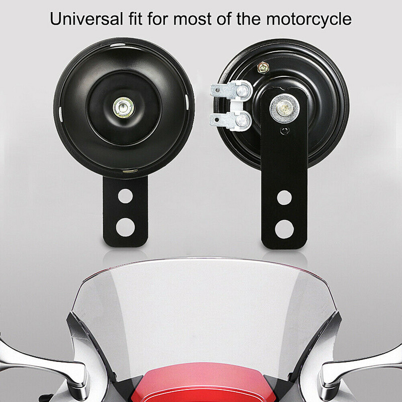 DC12V 1.5A 110dB hangos légkürt trombita elektromos motorkerékpárhoz/robogóhoz univerzális elektromos légkürt hangos hangú hang vízálló