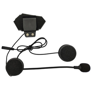 BT-12 Anti-interference V5.0 Bluetooth слушалка за мотоциклетна каска, високоговорител за безжични слушалки, слушалки за мотоциклет със свободни ръце