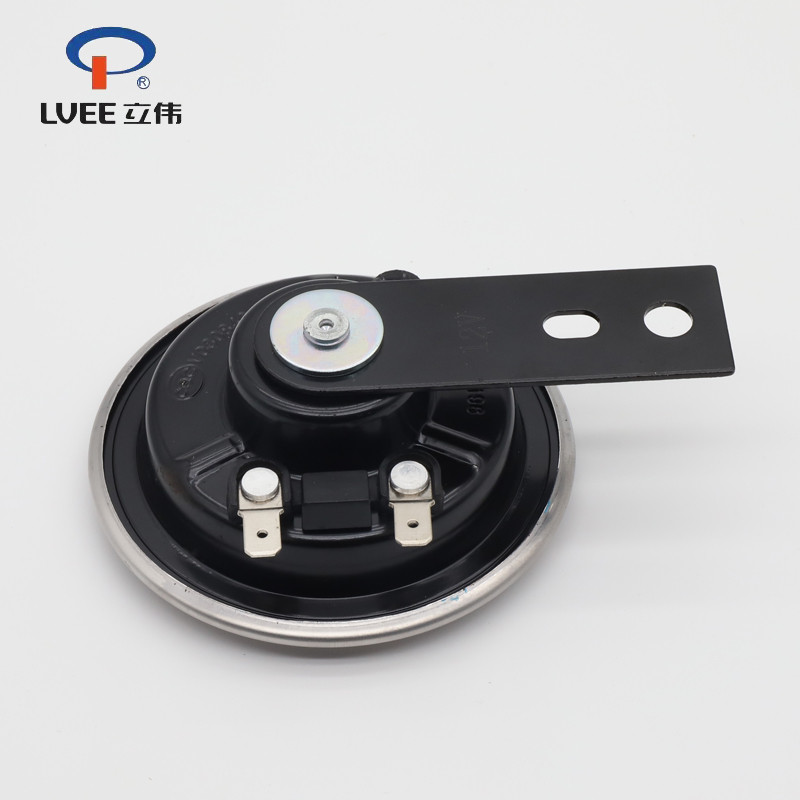 LVEE DL126 sorozat 12v motorkürt Univerzális vízálló elektromos kürt 12V 105db motoros robogó Loud Sound ezüst