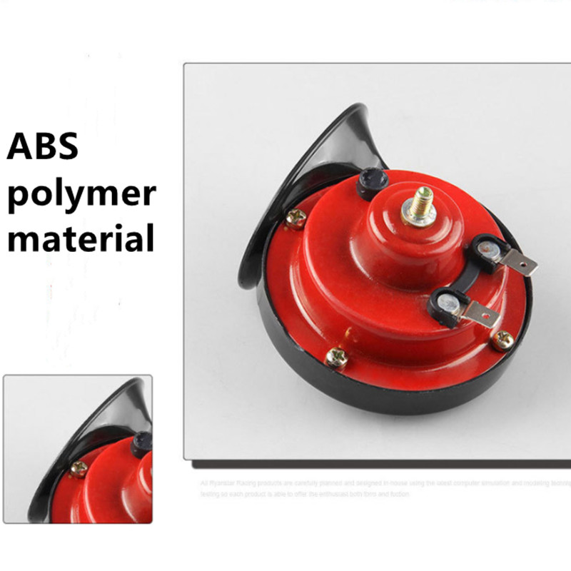 2db Motorkerékpár csigakürt tomboló hang 12V elektromos szuperlégkürt riasztó készlet vízálló autós csónak motoros tartozékok univerzális ÚJ