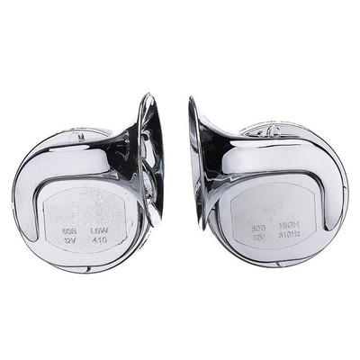 Új 1 páros 130DB motorkerékpár hangos, kéthangú elektromos csiga légkürt sziréna, 12 V-os magas elektromos basszus trombita autómotorokhoz