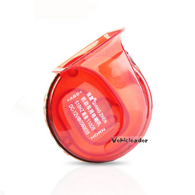 Motorkerékpár csigakürt LED-fénnyel Hangos, tiszta hangú hangszóró légkürt sziréna 12V vízálló autós motoros robogó univerzális