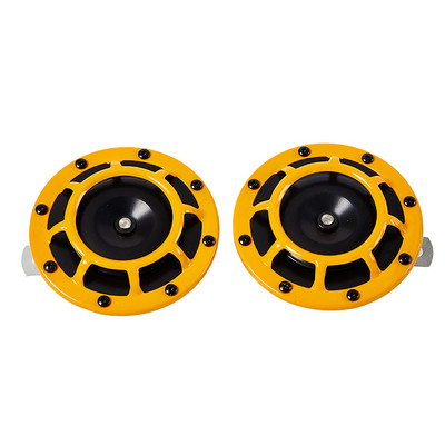 2 db Piros Fekete Hella Super Loud Compact Electric Blast Tone Air Horn Kit 12V 115DB Motorkerékpár autóhoz