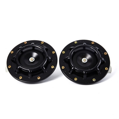 2 db Piros Fekete Hella Super Loud Compact Electric Blast Tone Air Horn Kit 12V 115DB Motorkerékpár autóhoz