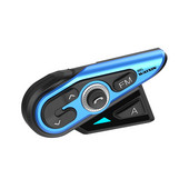 WAYXIN R15 motoros sisak Intercom Intercom Bluetooth 5.0 sisakok vezeték nélküli FM rádió fejhallgató interfon 1200M vízálló