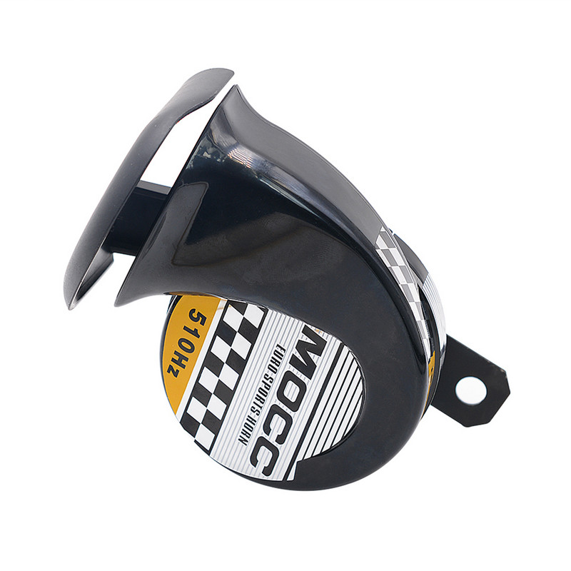 Motorkerékpár kürt sziréna hangos 12V 510Hz 115dB vízálló csiga levegő kürt hangszóró teherautó motorkerékpár elektromos tartozékokhoz