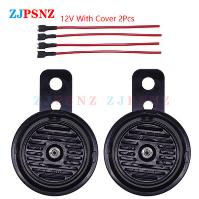 6v 12v 24v 36v 48v 60v 72v kürt készletek E-bike motorkerékpár elektromos robogó vízálló kerek szuper hangos kürt hangszóró robogó mopedek