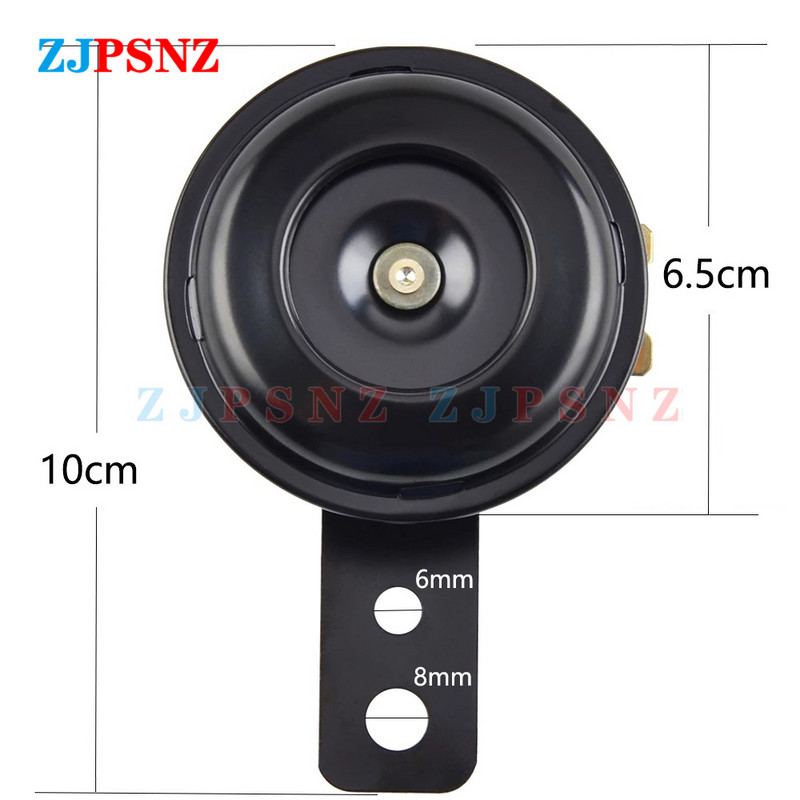 6v 12v 24v 36v 48v 60v 72v kürt készletek E-bike motorkerékpár elektromos robogó vízálló kerek szuper hangos kürt hangszóró robogó mopedek