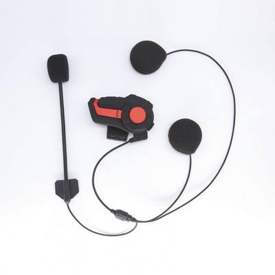 80%HOT Hysnox-HY-01 sisak Bluetooth-kompatibilis headset vízálló ABS Intercom Bluetooth-compa fejhallgató hangszóró motorkerékpárhoz