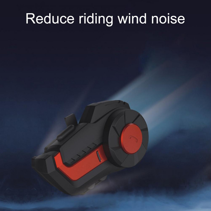 80%HOT Hysnox-HY-01 sisak Bluetooth-kompatibilis headset vízálló ABS Intercom Bluetooth-compa fejhallgató hangszóró motorkerékpárhoz