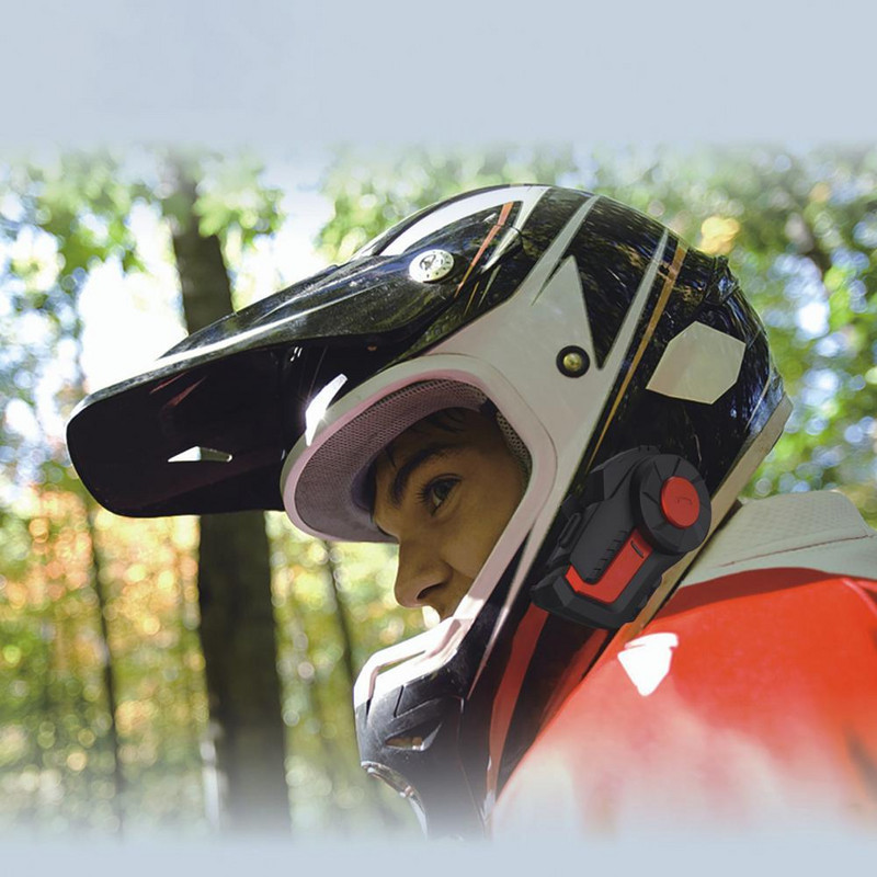 80%HOT Hysnox-HY-01 sisak Bluetooth-kompatibilis headset vízálló ABS Intercom Bluetooth-compa fejhallgató hangszóró motorkerékpárhoz