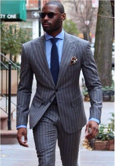 2023-as szürke férfi öltönyök, kétsoros vőlegényi szmokingok, 2 részes (dzseki+nadrág) vőfélyek, legjobb férfi esküvői öltönyök hivatalos üzleti öltöny