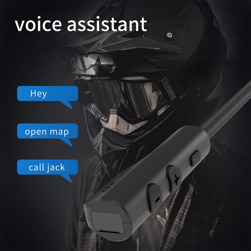 Motoros fejhallgató Bluetooth-kompatibilis 5 0 USB töltés kihangosító HiFi zajcsökkentő fejhallgató hordozható lovaglás