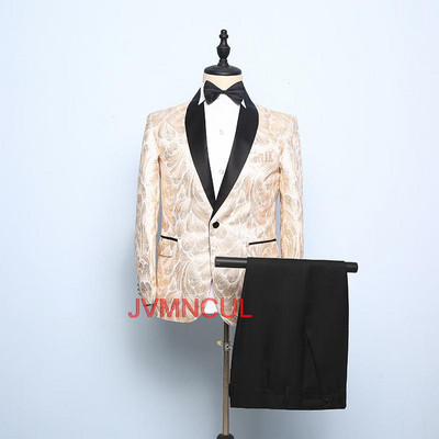 Legújabb kabát nadrág minták Hot Pink Velvet Férfi öltöny Slim Fit 2 részes blézer Egyedi vőlegény öltöny Bálparti Szmoking Terno Masculino