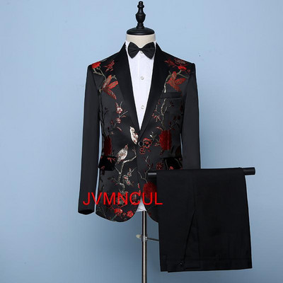 2022 Formális Sliver Grey Groomsmen férfi öltönyök 2 darabos Black Peak hajtókás esküvői (kabát+nadrág) jelmez Homme Terno Masculino Slim