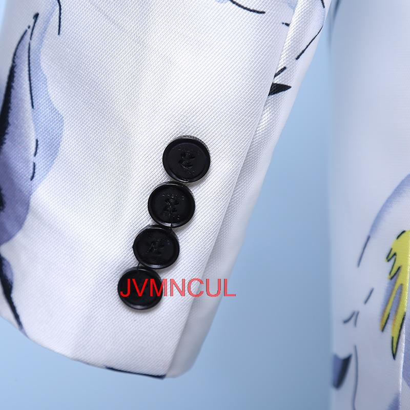 Legújabb kabát nadrág minták Zöld férfi öltöny karcsú szabású szmoking 2 részes divatos blézer alkalmi egyedi, egyszerű parti öltönyök Terno Masculino