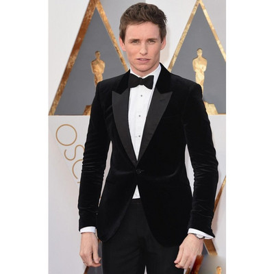 Klasszikus, sötétkék bársonyos vőlegény szmoking, férfi blézer vőfély öltöny, vékony szabású férfi esküvői öltöny kabát 2023 (kabát+nadrág)