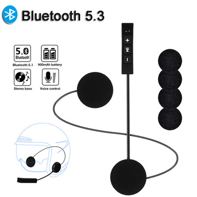 Bluetooth motoros sisak fejhallgató BT5.3 vezeték nélküli sztereó fülhallgató hangszóró támogatása automatikus válasz kihangosító hívás mikrofon