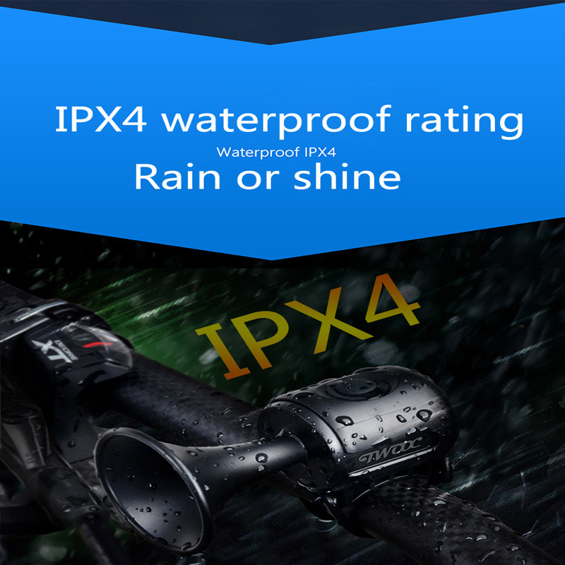 Kerékpár Elektronikus Hangos kürt 120 Db Figyelmeztetés Biztonság Elektromos csengő Rendőrségi sziréna Kerékpárkormány riasztógyűrű Csengő Kerékpáros tartozékok
