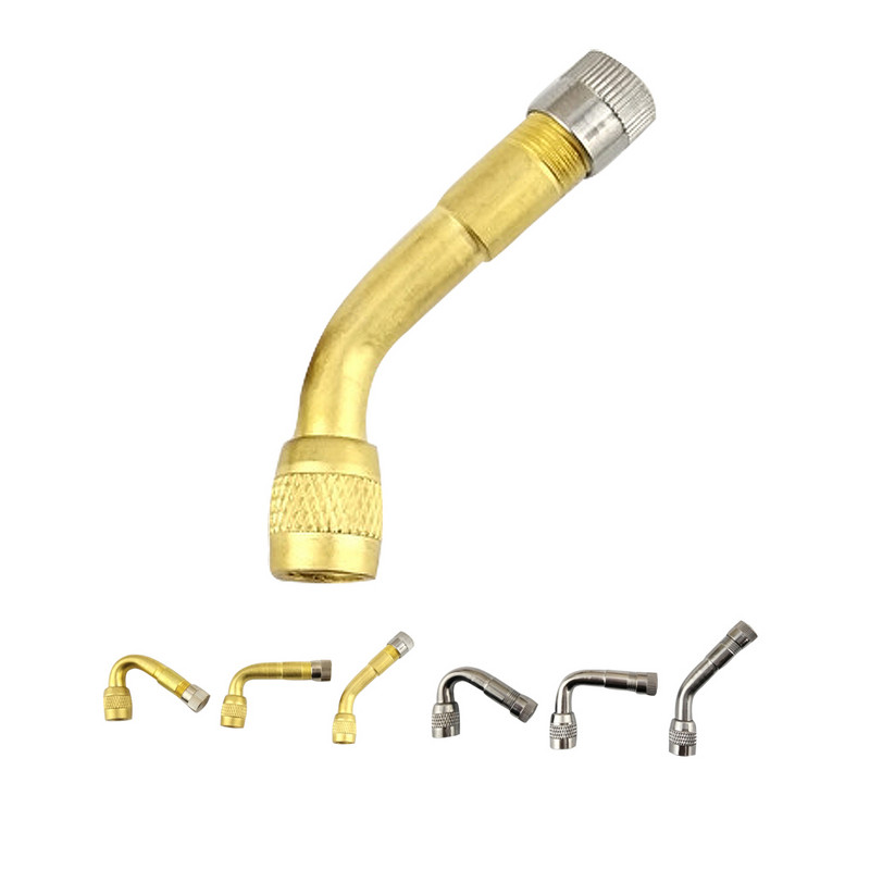 Universalus 45 90 135 laipsnių motociklo automobilio metalinio kampo sulenkto vožtuvo adapteris padangos vamzdžio prailginimo ilgintuvo keitiklis