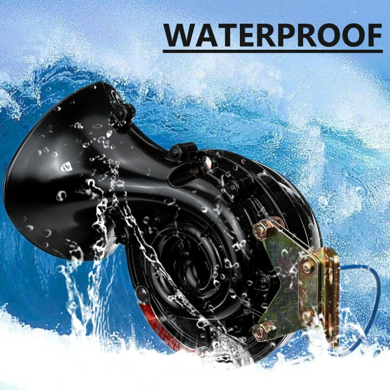 Motorkerékpár Autókürt 12v Autó Jármű Teherautó légkürt autó Hangos kürt Sziréna Rendőrségi tűzoltók Mentőszolgálat Figyelmeztető Riasztás Hangos hangszóró