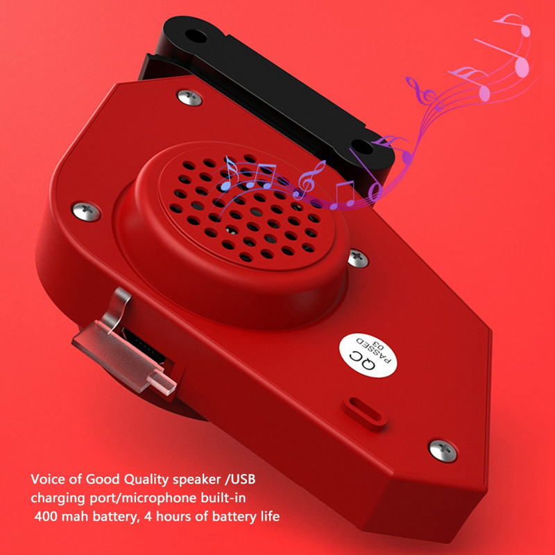 Motorkerékpár Bluetooth sisak kihangosító hangos asszisztens hívás FM rádió fejhallgató zajcsökkentő funkcióval