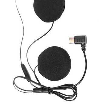 Каска Bluetooth слушалка Мотоциклет Bluetooth слушалка Слушалка Type-C интерфейс Микрофон
