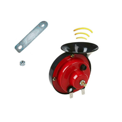 300 dB vonatkürt teherautókhoz Hangos levegő elektromos csigakürt motorkerékpár csigakürt autó motorkerékpár elektromos autó duda piros