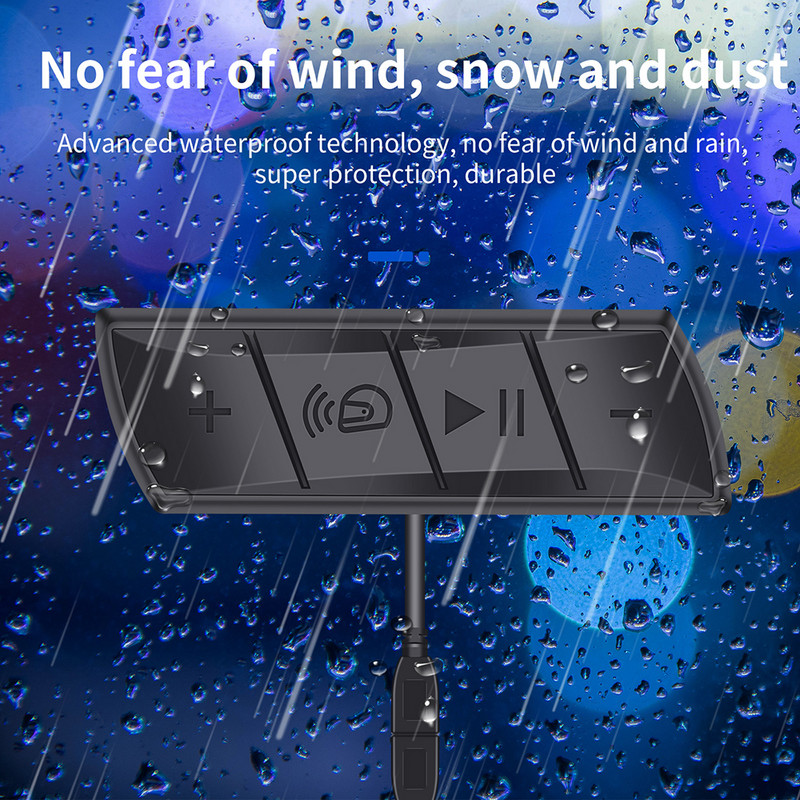 Motorosok Bluetooth motoros kaputelefon fejhallgatók BT 5.0 vezeték nélküli kommunikációs interfon FM rádió kerékpáros hívó fejhallgató