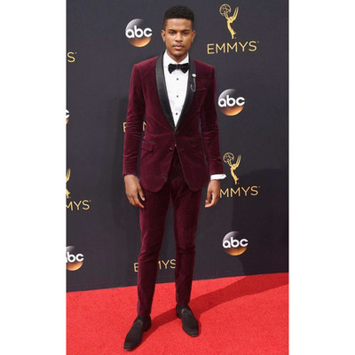 Klasszikus bársonyos vőlegény szmoking, férfi blézer vőfély öltöny, karcsú szabású férfi báli öltöny esküvői öltöny kabát 2023 (kabát+nadrág)