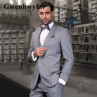 Gwenhwyfar 2022 új divatos stílus, egyedi vőlegény szmoking pontgallér, fekete bársony blézer férfi alkalmi öltöny, 2 részes esküvőre