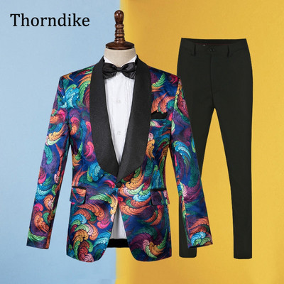 Gwenhwyfar 2022 virágmintás esküvői férfi öltöny, kendő hajtóka, egygombos, egyedi házikó, egyedi készítésű alkalmi 2 db vőlegény szmoking