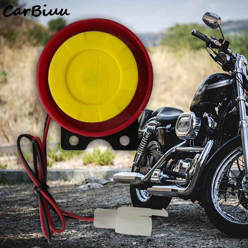 1 vnt Universalus motociklo signalizacijos signalas, elektra varomas automobilio sirenos signalas, skirtas automobilių motociklų signalizacijos sistemos signalui 5,5 * 5,5 * 3,2 cm