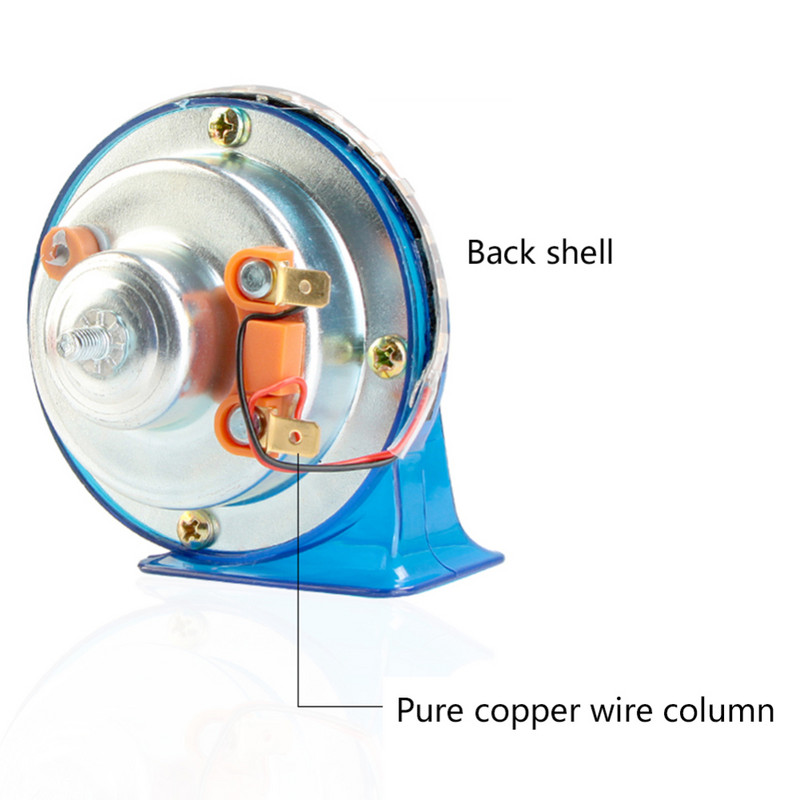 12 V-os motorkerékpár csigakürt LED-es fényű, hangos tiszta hangszóróval légkürttel, autós motorkerékpár univerzális elektronikával LED-lámpával