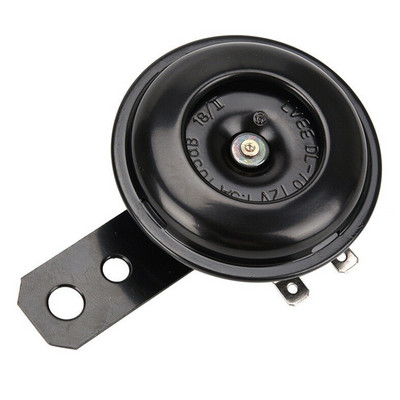 Univerzális 12V 1.5A 105db motorkerékpár elektromos kürt készlet jelhangszóró vízálló kerek hangos kürt robogóhoz Moped Dirt Bike ATV