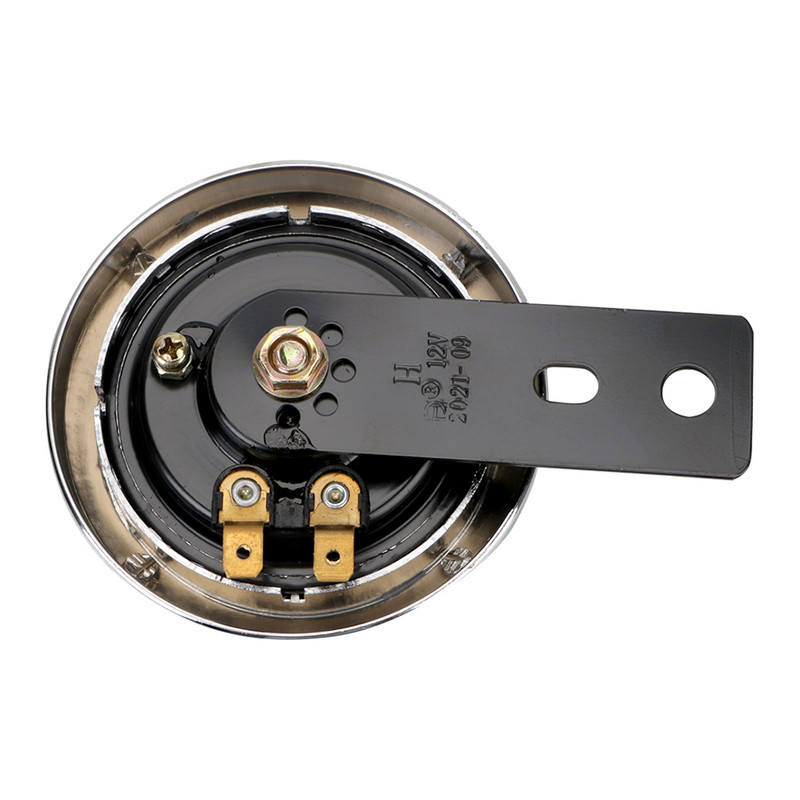 Kerek hangos kürt hangszórók jel motorkerékpárhoz 12V kürt 1,5A 105db motorkerékpár elektromos kürt készlet robogóhoz Moped Dirt Bike ATV