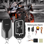 125db 12V motociklo signalizacijos sistema 2 krypčių apsauga su nuotolinio valdymo pulteliu elektrinio dviračio motociklo saugos įspėjimo rinkinys