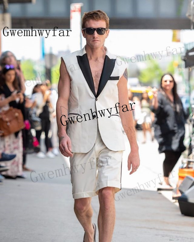 Gwenhwyf új érkezés jelmez Homme esküvői Slim Fit férfi öltöny Masculino Terno Tuxedo Vőlegény báli blézer nadrág 2 db