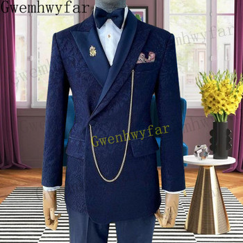 Gwenhwyfar Groom Costume Suit Man Wedding 2022 Мъжки сватбени костюми Trajes De Hombre Traje Hombre (яке + панталон) костюм за мъже