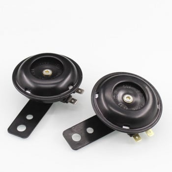 Universal Scooter Horn 12V 24V 48V 1.5A 110db E-Bikes Motorcycle Electric Horn Kit 110db Αδιάβροχο στρογγυλό ηχείο με κόρνα