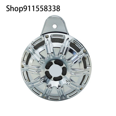 Motorkerékpár hangszóró burkolat CNC fekete króm kürt készlet Harley Sportster XL 883 07-2021 Touring FLT Big Twin Cam 91-uphoz