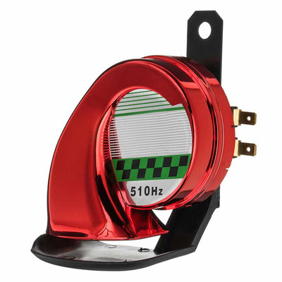 Univerzális Mini Loud Electronic Snail Horn Motorkerékpár Loud Voice Hangszóróhoz 12V 510HZ 130DB Motorkerékpár csigakürt csiga légkürt