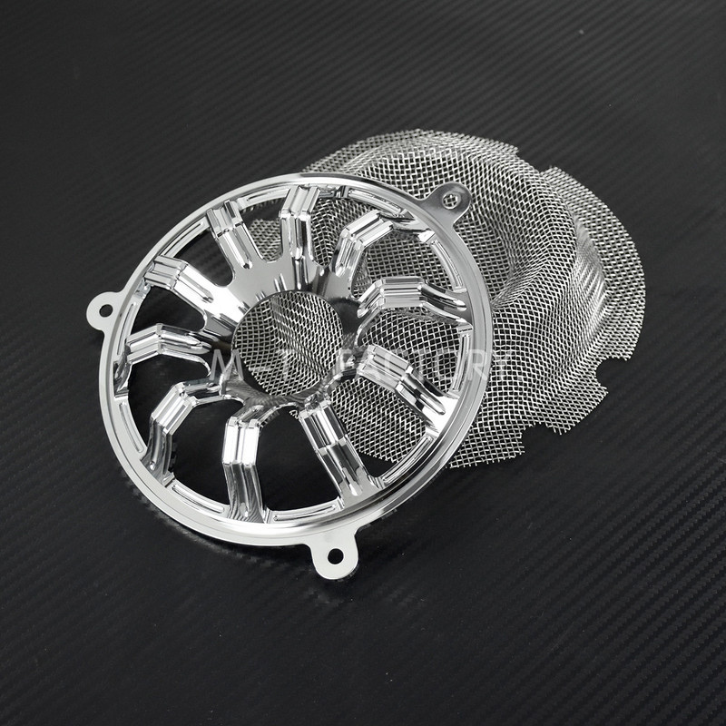 Motorkerékpár krómozott első hangszóró rácsmaszkok burkolata Harley Touring Street Glide Electra Glide Ultra Classic CVO Limited FLHXS-hez