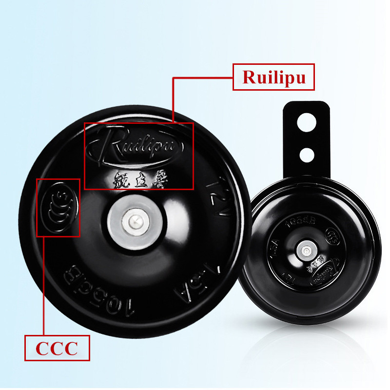 A legújabb 105db DC 12V 1.5A motorkerékpár elektromos kürt autó sziréna hangszóró kürt motorkerékpár elektromos moped robogó motorkerékpár ATV
