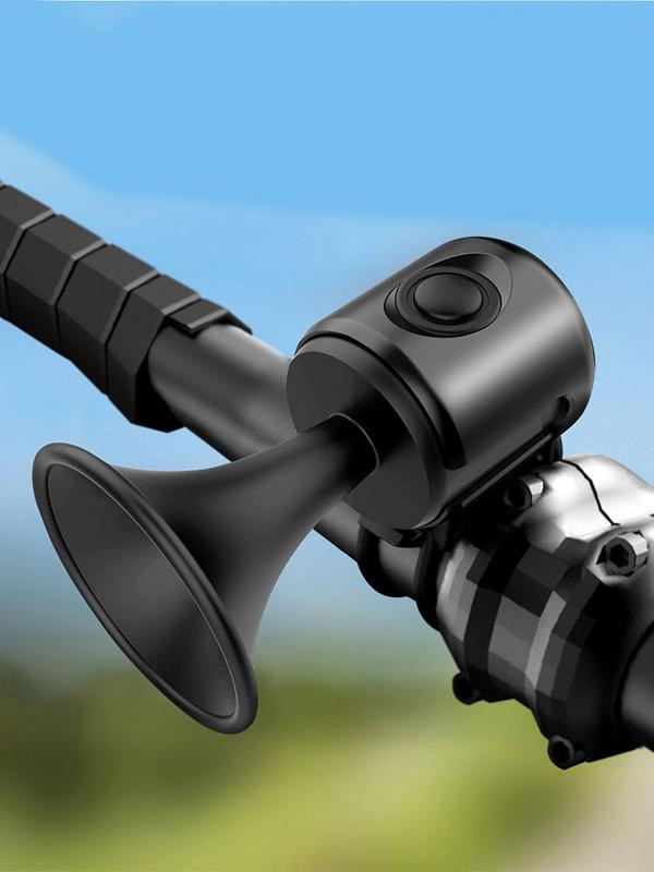 Claxon pentru biciclete electrice | Clopot portabil pentru biciclete de drum de munte pentru ghidon | Claxoane puternice, reîncărcabile, rezistente la apă, ciclism