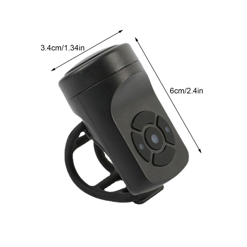 Kerékpár elektromos csengő kerékpár USB töltőkürt MTB mountain bike figyelmeztető Biztonsági riasztógyűrű Vízálló csengő kerékpáros tartozékok